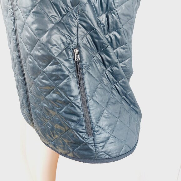 Columbia Women's Black Dualistic Omni-Heat Full-Zip Puffer Vest Jacket Size M - Picture 8 of 12